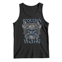 Scottish Viking Axes Celtic Knot Tank Top Scottish Flag