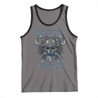 Scottish Viking Axes Celtic Knot Tank Top Scottish Flag