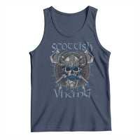 Scottish Viking Axes Celtic Knot Tank Top Scottish Flag
