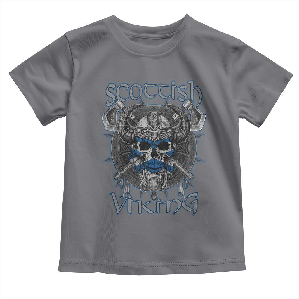 Scottish Viking Axes Celtic Knot Toddler T Shirt Scottish Flag
