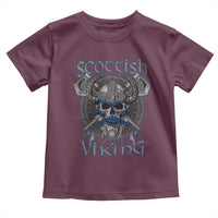 Scottish Viking Axes Celtic Knot Toddler T Shirt Scottish Flag