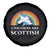 Funny Scotland Pride Unicorn Spare Tire Cover Unicorns Are Scottish Rainbow
