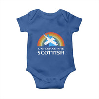 Funny Scotland Pride Unicorn Baby Onesie Unicorns Are Scottish Rainbow