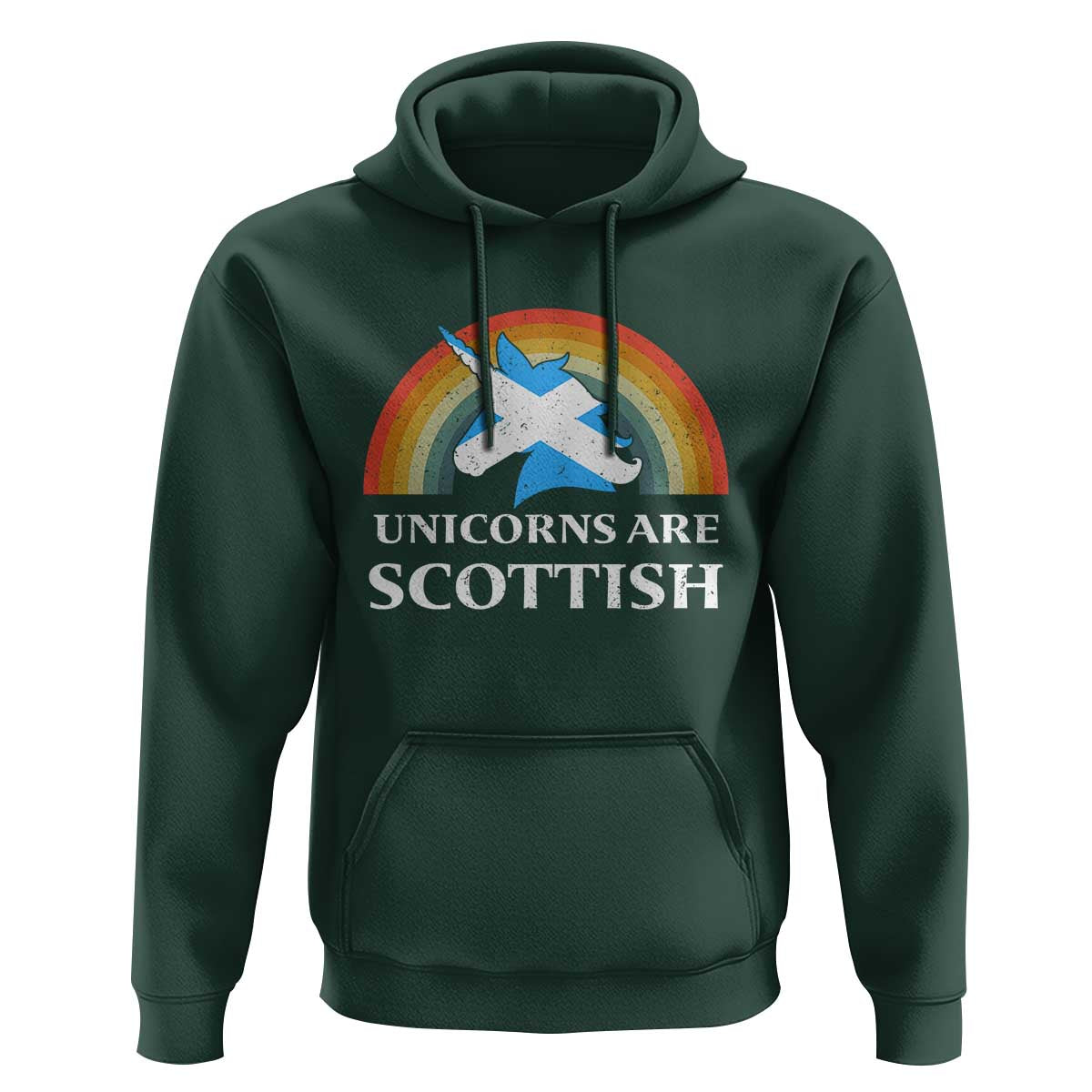 Funny Scotland Pride Unicorn Hoodie Unicorns Are Scottish Rainbow