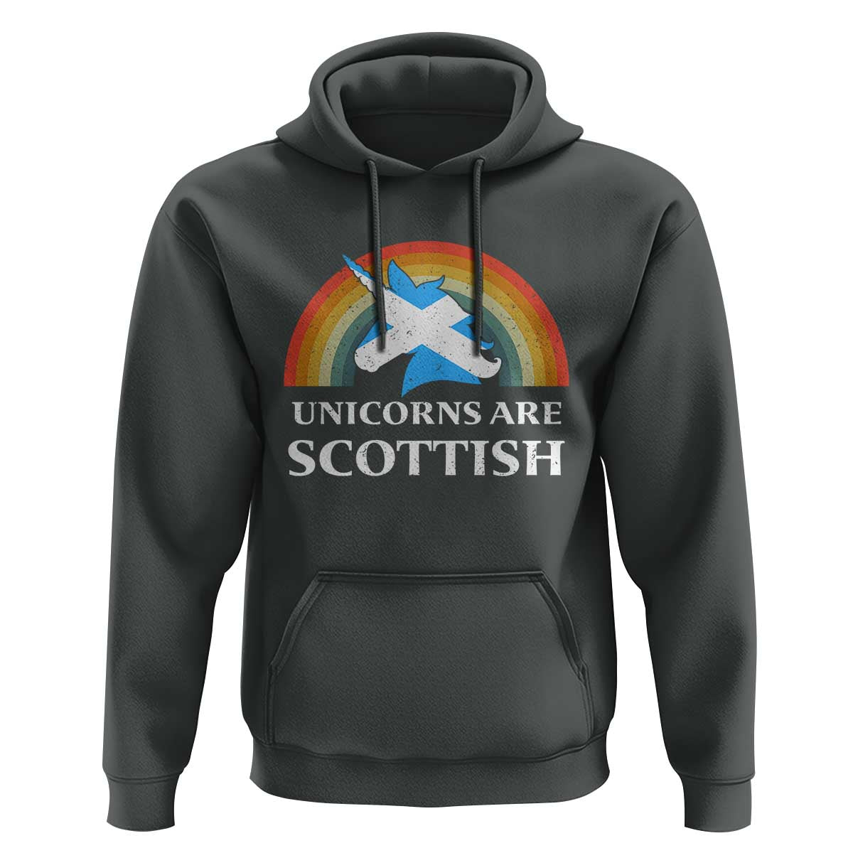 Funny Scotland Pride Unicorn Hoodie Unicorns Are Scottish Rainbow