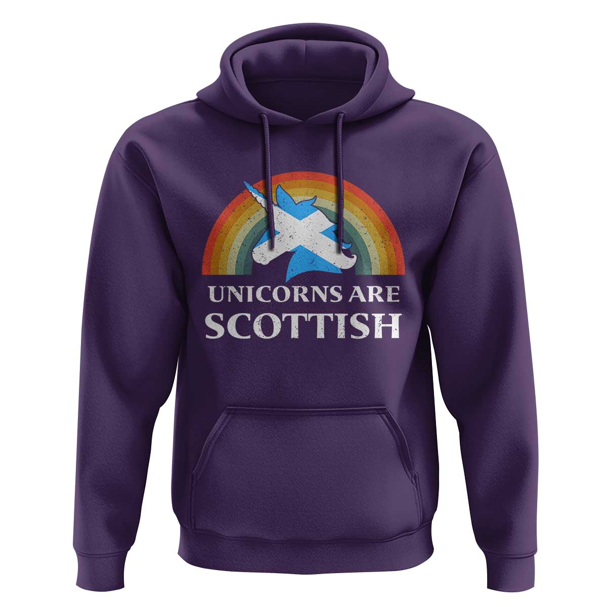 Funny Scotland Pride Unicorn Hoodie Unicorns Are Scottish Rainbow
