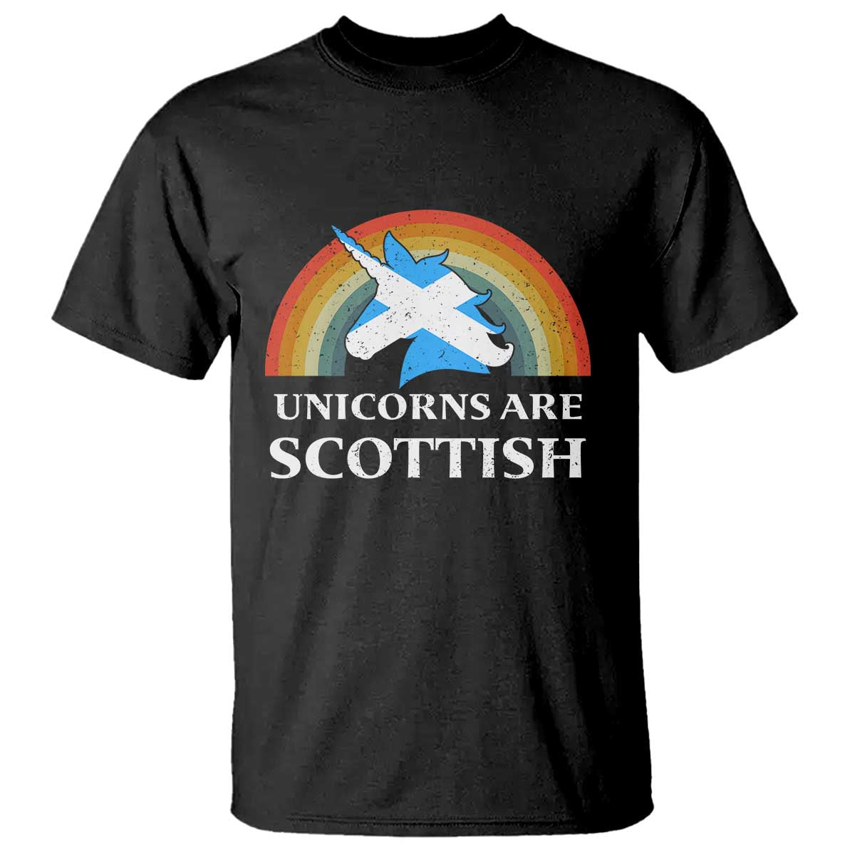 Funny Scotland Pride Unicorn T Shirt Unicorns Are Scottish Rainbow