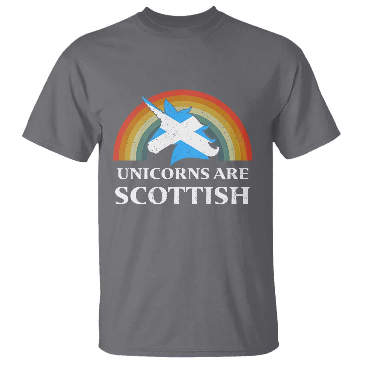 Funny Scotland Pride Unicorn T Shirt Unicorns Are Scottish Rainbow