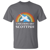 Funny Scotland Pride Unicorn T Shirt Unicorns Are Scottish Rainbow