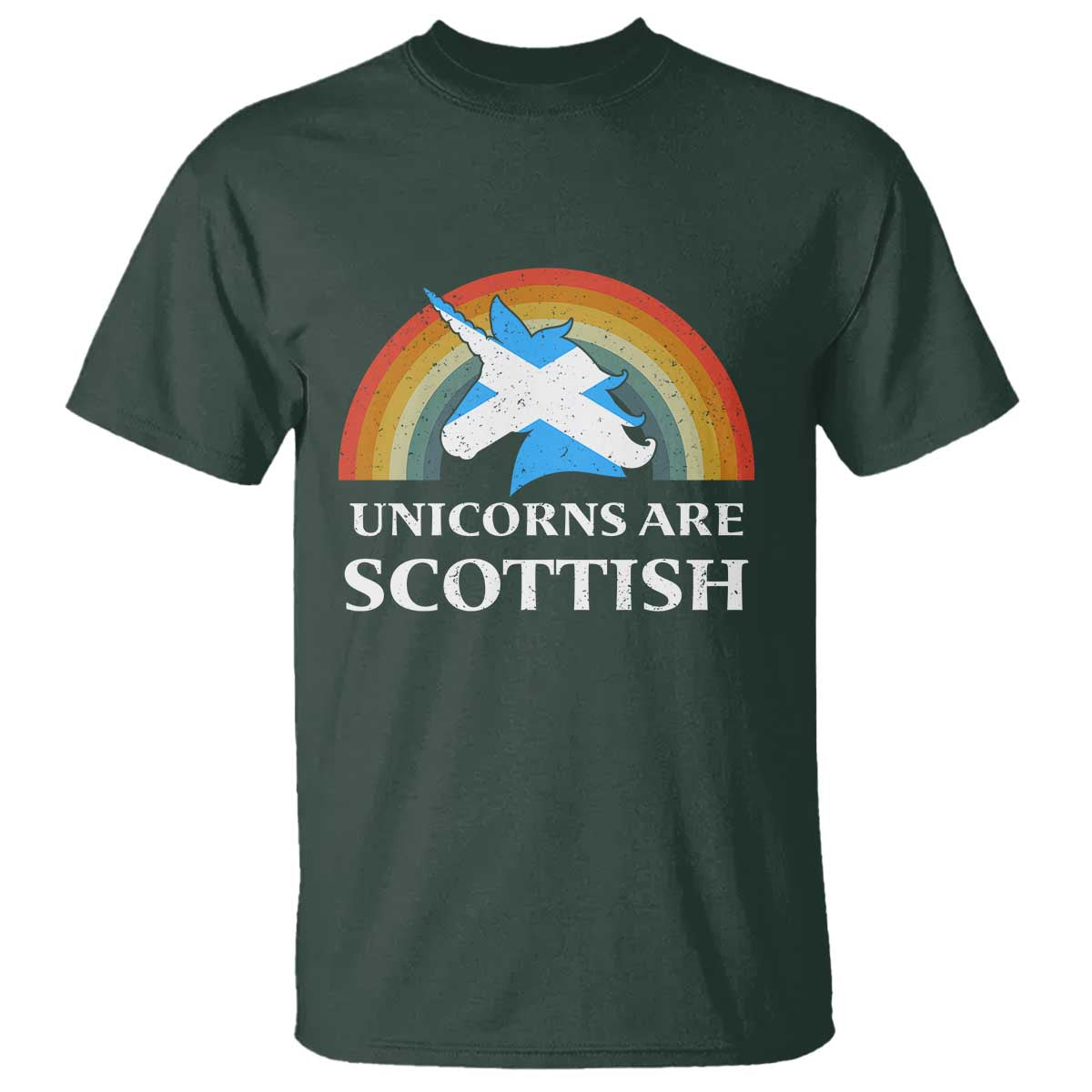 Funny Scotland Pride Unicorn T Shirt Unicorns Are Scottish Rainbow