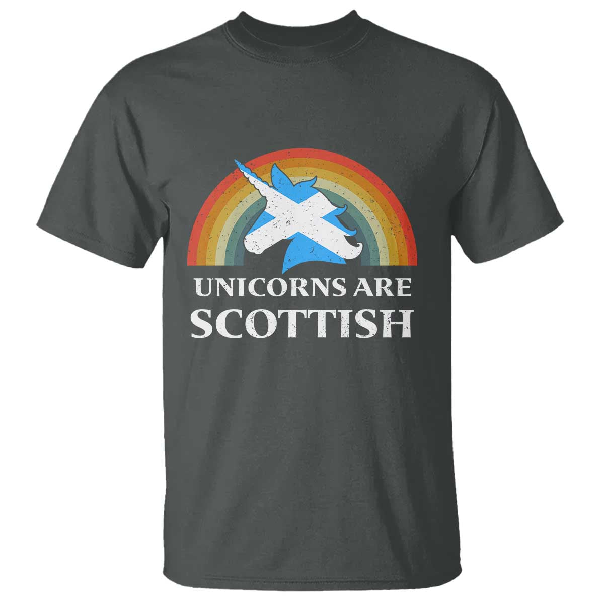 Funny Scotland Pride Unicorn T Shirt Unicorns Are Scottish Rainbow