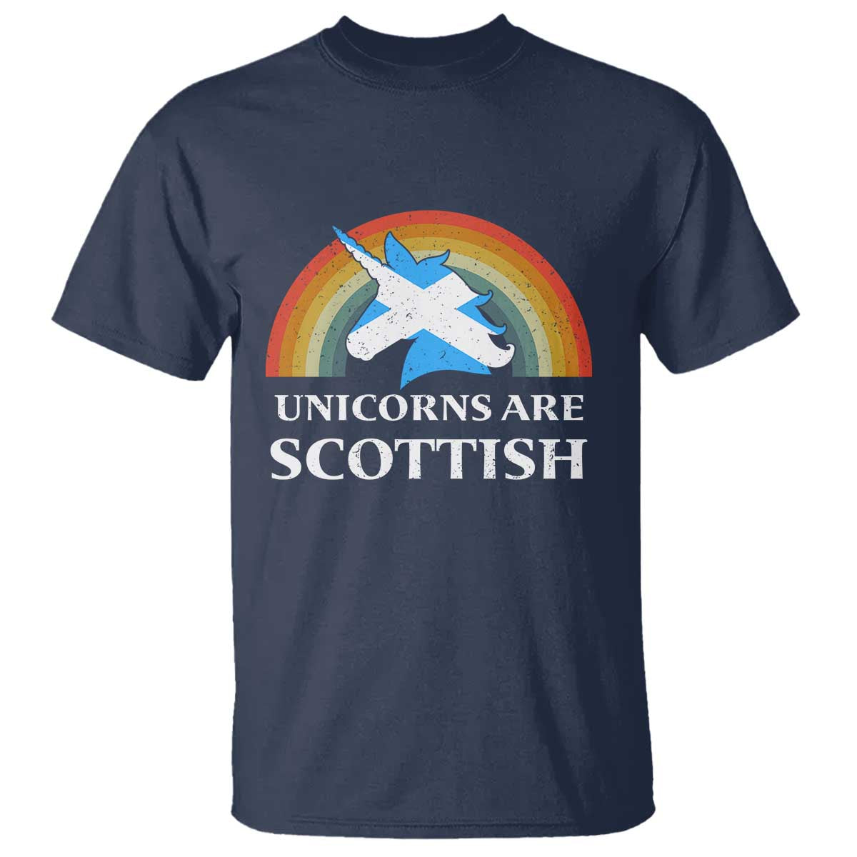 Funny Scotland Pride Unicorn T Shirt Unicorns Are Scottish Rainbow
