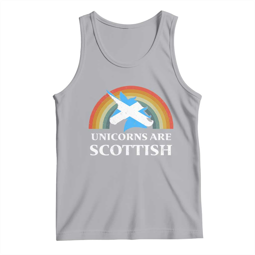 Funny Scotland Pride Unicorn Tank Top Unicorns Are Scottish Rainbow