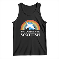 Funny Scotland Pride Unicorn Tank Top Unicorns Are Scottish Rainbow