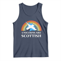 Funny Scotland Pride Unicorn Tank Top Unicorns Are Scottish Rainbow