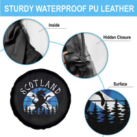 Funny Scotland Unicorn Scottish Flag Saltire Spare Tire Cover