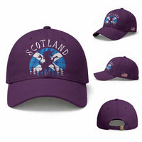 Funny Scotland Unicorn Scottish Flag Saltire Baseball Cap