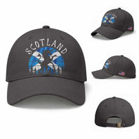 Funny Scotland Unicorn Scottish Flag Saltire Baseball Cap