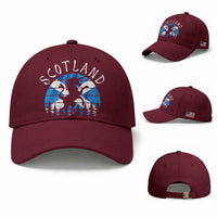 Funny Scotland Unicorn Scottish Flag Saltire Baseball Cap