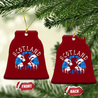 Funny Scotland Unicorn Scottish Flag Saltire Ceramic Ornament - Wonder Print Shop