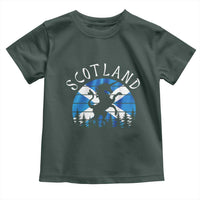 Funny Scotland Unicorn Scottish Flag Saltire Toddler T Shirt