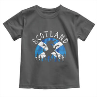 Funny Scotland Unicorn Scottish Flag Saltire Toddler T Shirt