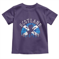 Funny Scotland Unicorn Scottish Flag Saltire Toddler T Shirt
