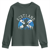 Funny Scotland Unicorn Scottish Flag Saltire Youth Sweatshirt