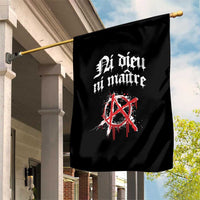 Ni Dieu Ni Matre No God No Masters Garden Flag Anarchy Symbol - Wonder Print Shop