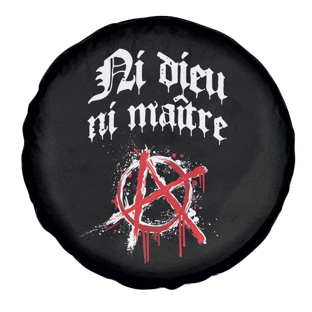 Ni Dieu Ni Matre No God No Masters Spare Tire Cover Anarchy Symbol