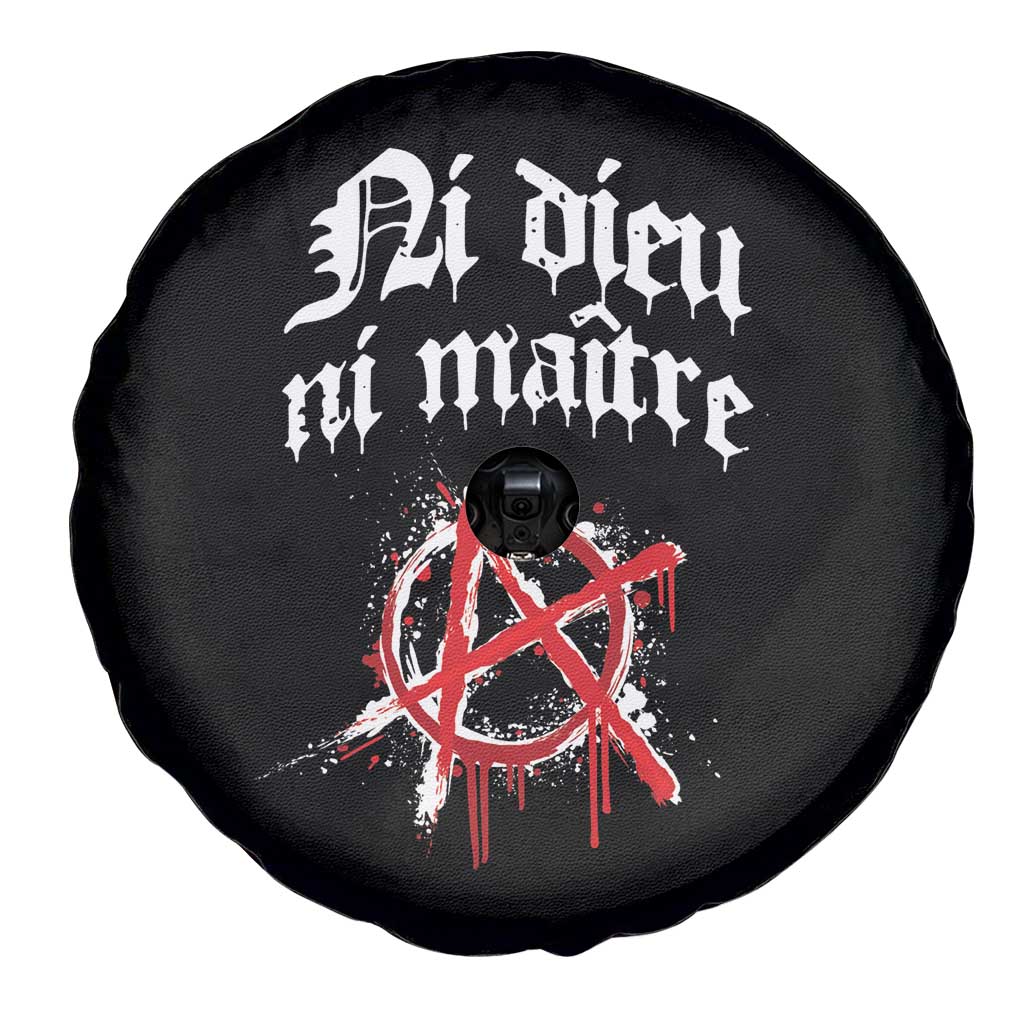 Ni Dieu Ni Matre No God No Masters Spare Tire Cover Anarchy Symbol