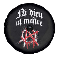 Ni Dieu Ni Matre No God No Masters Spare Tire Cover Anarchy Symbol