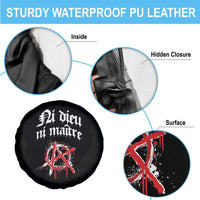 Ni Dieu Ni Matre No God No Masters Spare Tire Cover Anarchy Symbol
