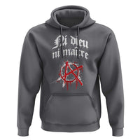 Ni Dieu Ni Matre No God No Masters Hoodie Anarchy Symbol
