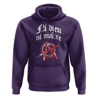 Ni Dieu Ni Matre No God No Masters Hoodie Anarchy Symbol