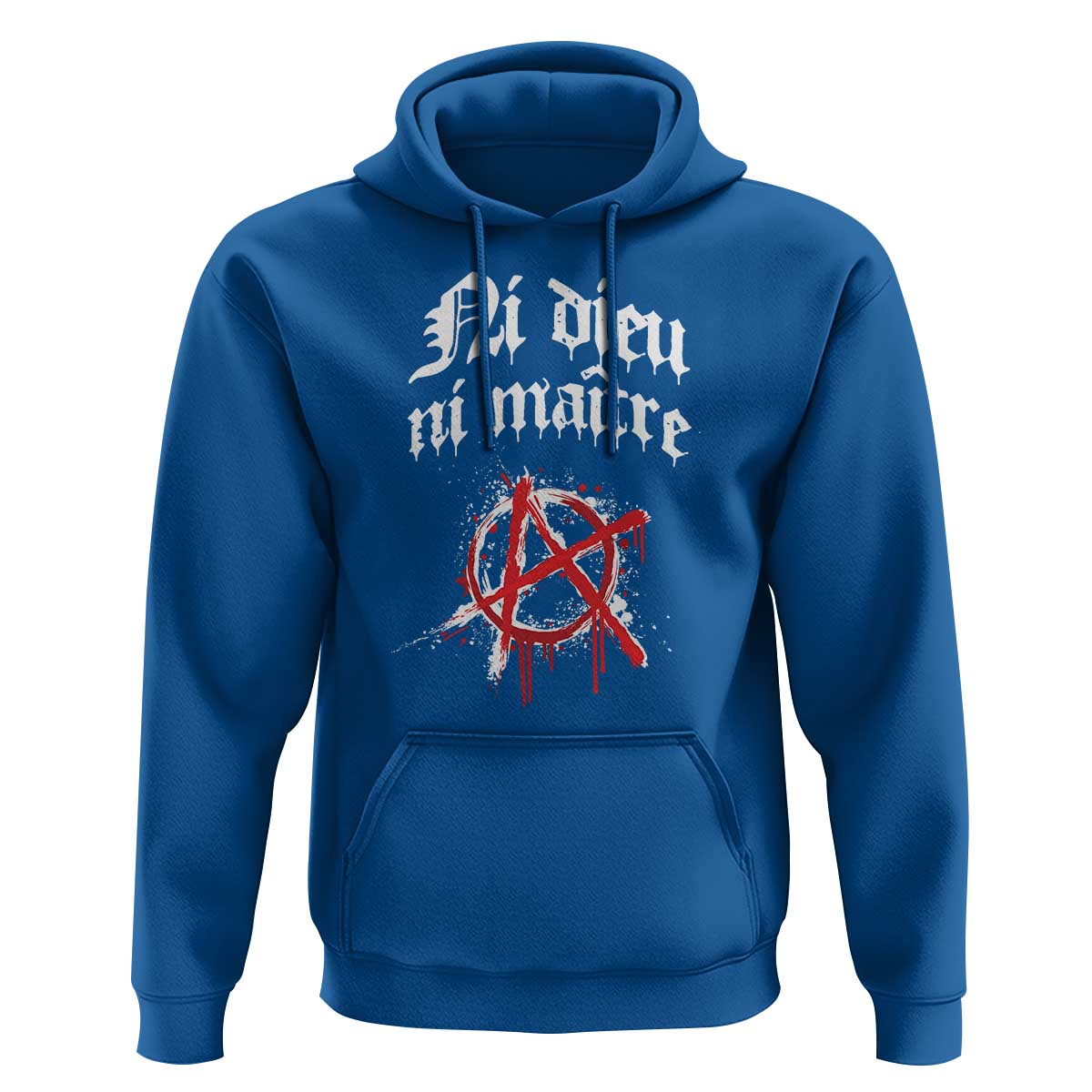 Ni Dieu Ni Matre No God No Masters Hoodie Anarchy Symbol