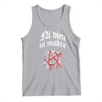 Ni Dieu Ni Matre No God No Masters Tank Top Anarchy Symbol