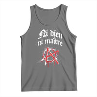 Ni Dieu Ni Matre No God No Masters Tank Top Anarchy Symbol