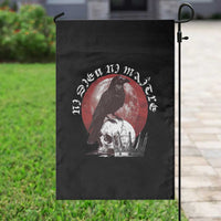 Ni Dieu Ni Matre No God No Masters Garden Flag Raven Skull - Wonder Print Shop