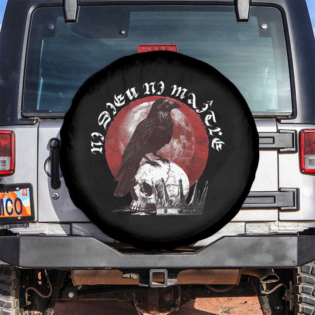 Ni Dieu Ni Matre No God No Masters Spare Tire Cover Raven Skull