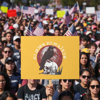 Ni Dieu Ni Maitre No God No Masters Protest Sign Raven Skull - Wonder Print Shop