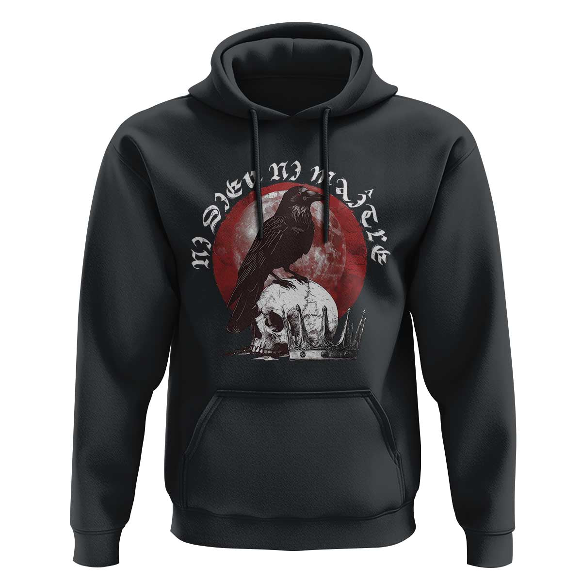 Ni Dieu Ni Matre No God No Masters Hoodie Raven Skull