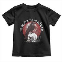 Ni Dieu Ni Matre No God No Masters Toddler T Shirt Raven Skull