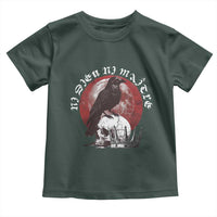 Ni Dieu Ni Matre No God No Masters Toddler T Shirt Raven Skull