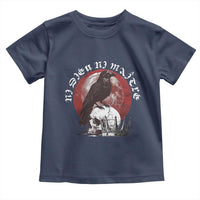 Ni Dieu Ni Matre No God No Masters Toddler T Shirt Raven Skull