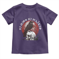 Ni Dieu Ni Matre No God No Masters Toddler T Shirt Raven Skull