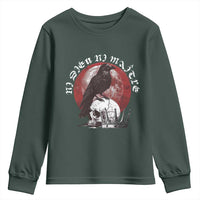 Ni Dieu Ni Matre No God No Masters Youth Sweatshirt Raven Skull