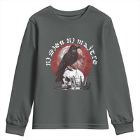 Ni Dieu Ni Matre No God No Masters Youth Sweatshirt Raven Skull