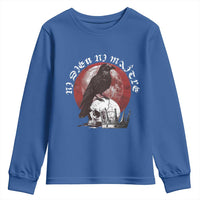 Ni Dieu Ni Matre No God No Masters Youth Sweatshirt Raven Skull