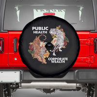Public Health Over Corporate Wealth Spare Tire Cover Social Justice Tiger